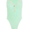 Mint Ribbed Button Bodysuit 2 Mint Ribbed Button Bodysuit -Deals Clothifyr Store 00100038462 ZM