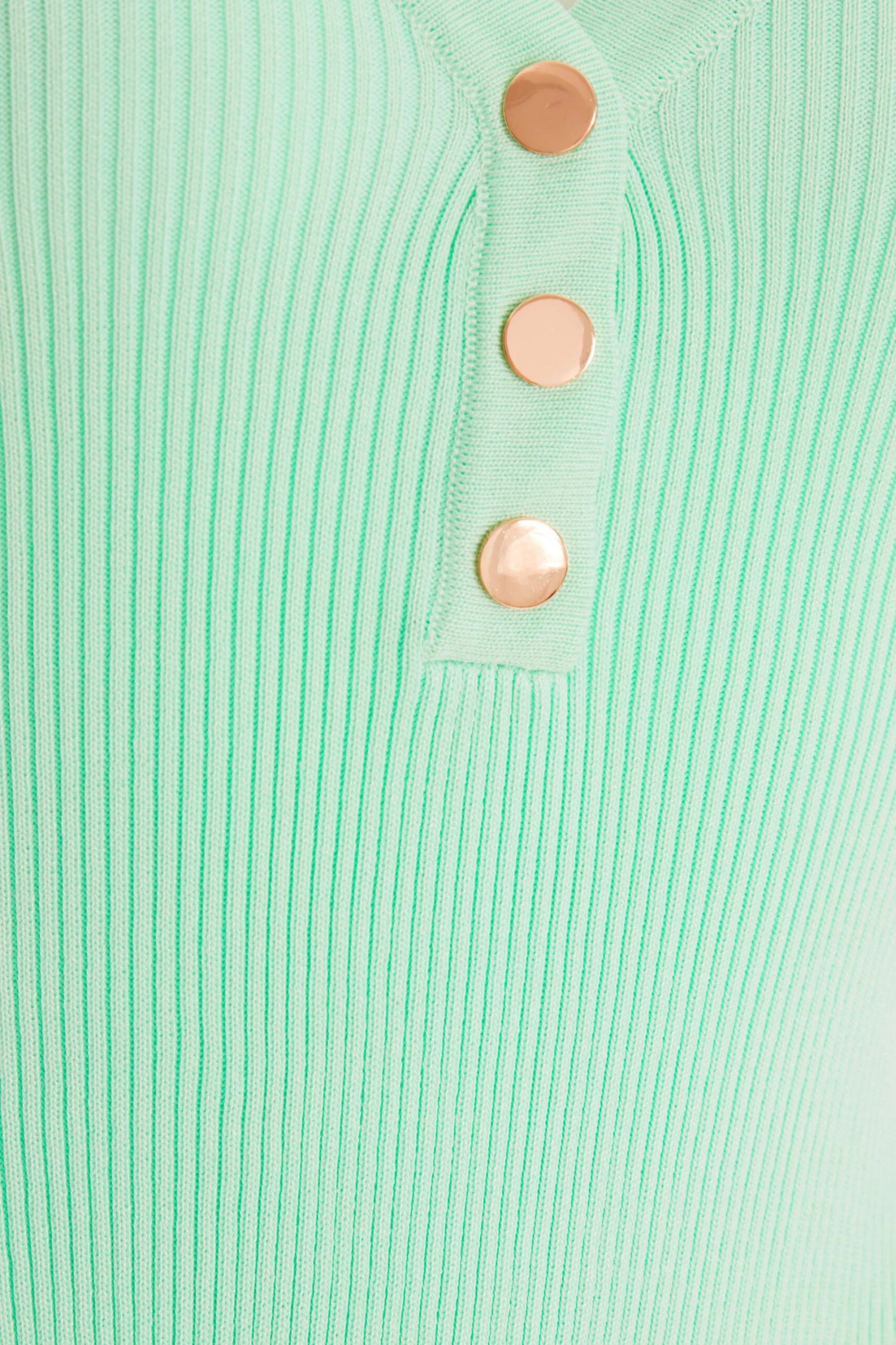 Mint Ribbed Button Bodysuit 8 Mint Ribbed Button Bodysuit - Image 6