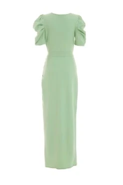 Petite Sage Wrap Maxi Dress -Deals Clothifyr Store 00100038489 ZB