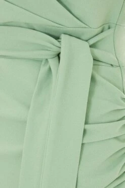 Petite Sage Wrap Maxi Dress -Deals Clothifyr Store 00100038489 ZS