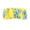 Yellow Floral Bardot Crop Top -Deals Clothifyr Store 00100038546 ZM