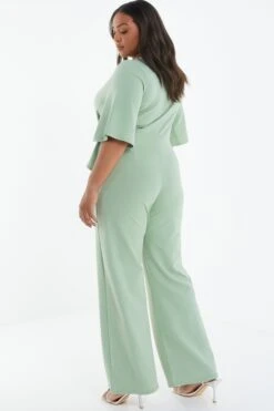 Curve Sage Twist Palazzo Jumpsuit 10 Curve Sage Twist Palazzo Jumpsuit -Deals Clothifyr Store 00100038582 XB