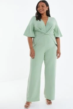 Curve Sage Twist Palazzo Jumpsuit 9 Curve Sage Twist Palazzo Jumpsuit -Deals Clothifyr Store 00100038582 XM