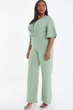 Curve Sage Twist Palazzo Jumpsuit 11 Curve Sage Twist Palazzo Jumpsuit -Deals Clothifyr Store 00100038582 XS