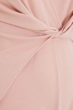 Curve Pink Twist Palazzo Jumpsuit -Deals Clothifyr Store 00100038583 ZS