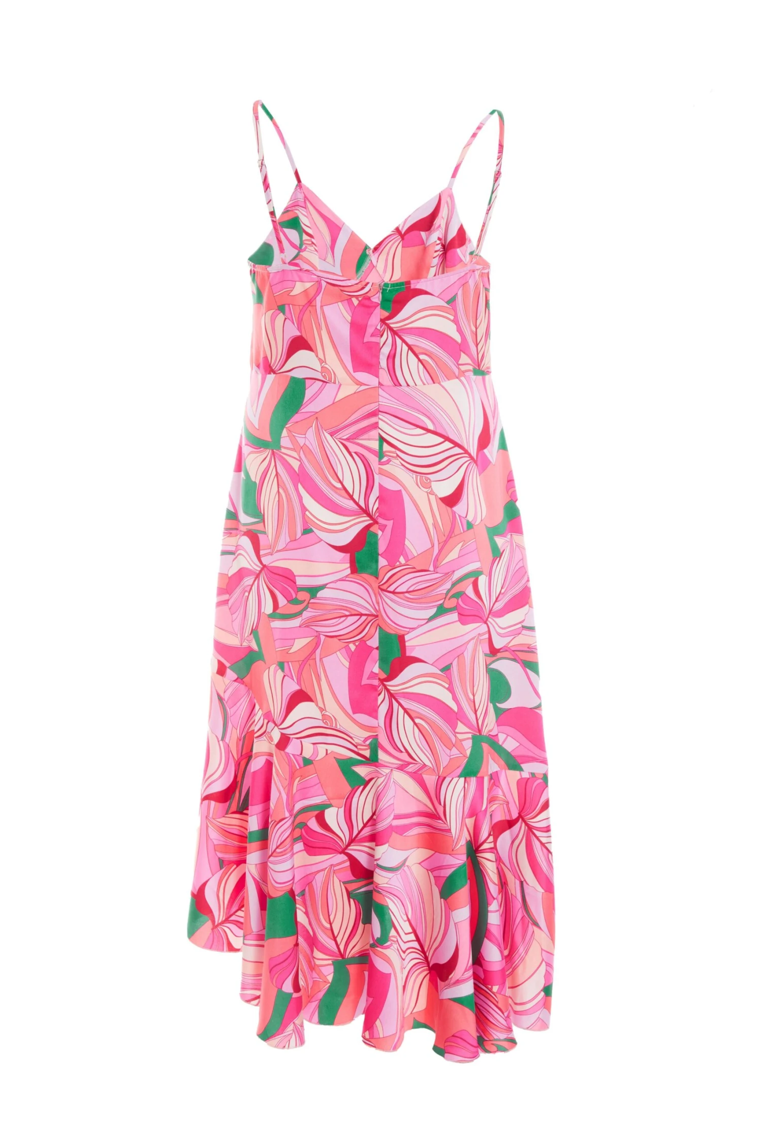 Curve Pink Scarf Print Midi Dress 7 Curve Pink Scarf Print Midi Dress - Image 5