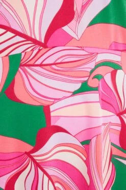 Curve Pink Scarf Print Midi Dress 13 Curve Pink Scarf Print Midi Dress -Deals Clothifyr Store 00100038620 ZS