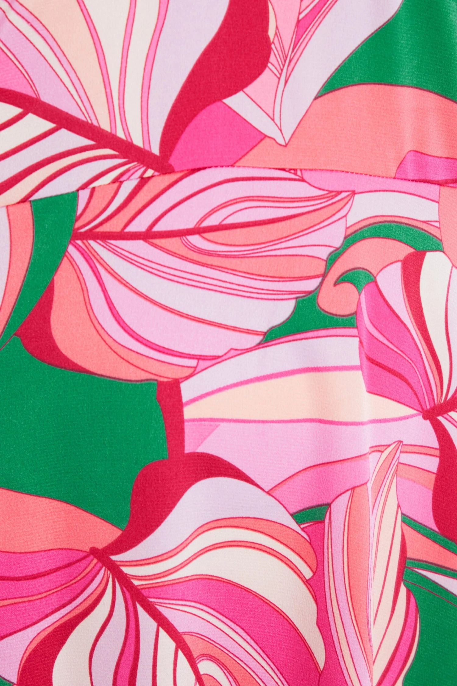 Curve Pink Scarf Print Midi Dress 8 Curve Pink Scarf Print Midi Dress - Image 6