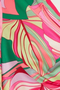 Petite Pink Scarf Print Top -Deals Clothifyr Store 00100038625 ZS