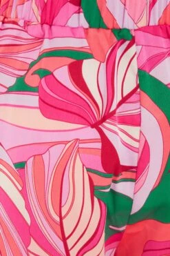 Petite Pink Scarf Print Palazzo Trousers -Deals Clothifyr Store 00100038626 ZS