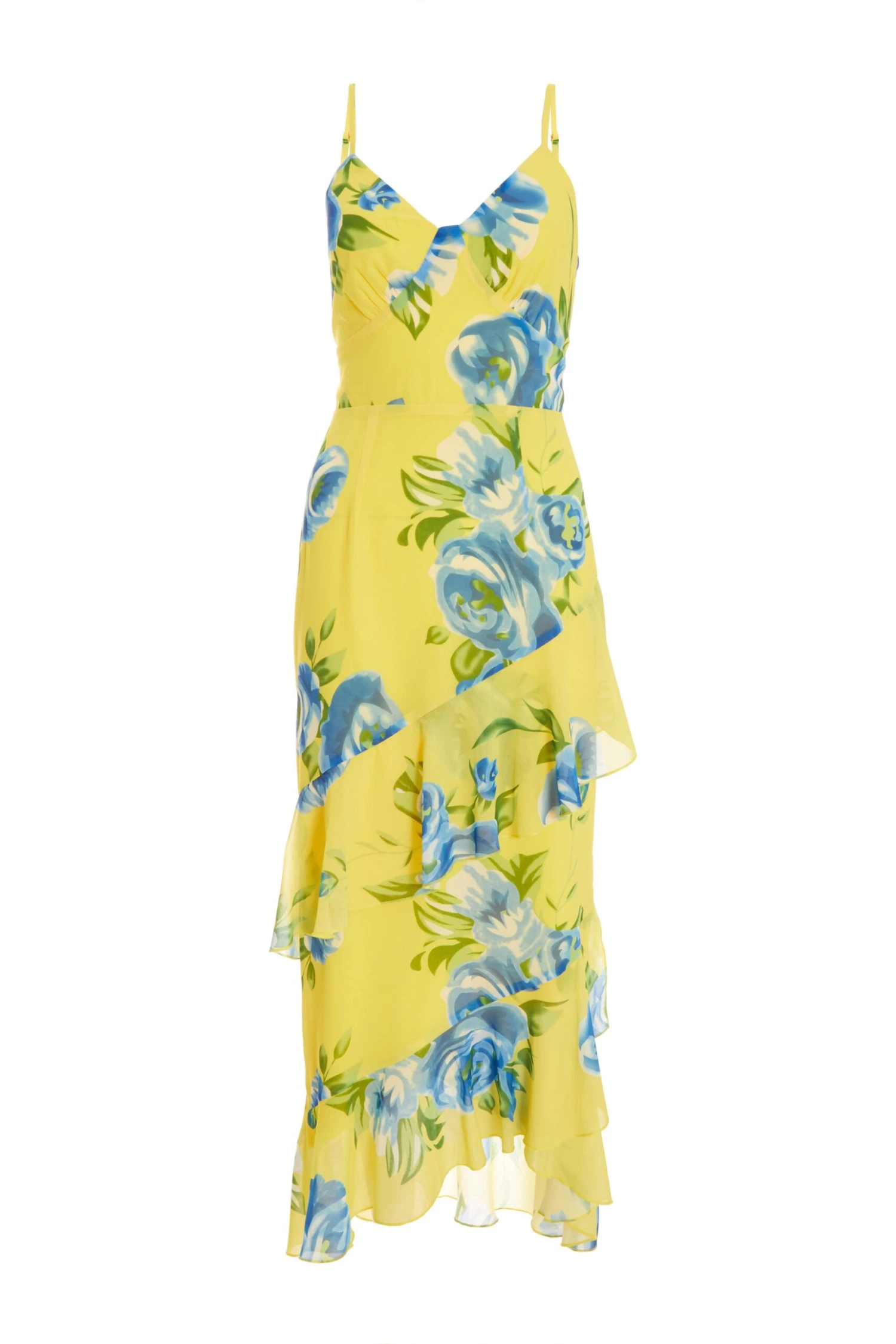 Petite Yellow Floral Midaxi Dress 3 Petite Yellow Floral Midaxi Dress