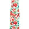 Multicoloured Tropical Satin Midi Dress 1 Multicoloured Tropical Satin Midi Dress -Deals Clothifyr Store 00100038639 ZM