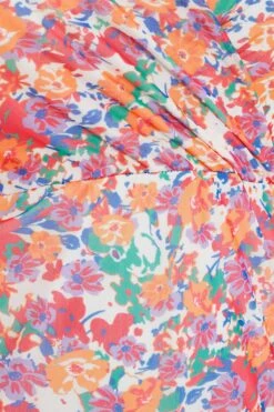 Curve Multicoloured Ditsy Print Mini Dress -Deals Clothifyr Store 00100038645 ZS