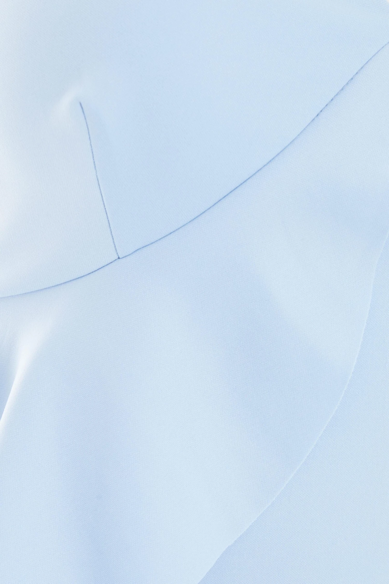 Curve Blue Ruched Bardot Midi Dress 8 Curve Blue Ruched Bardot Midi Dress - Image 6