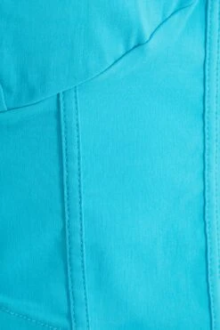 Blue Corset Crop Top -Deals Clothifyr Store 00100038764 ZS