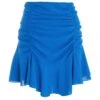 Blue Ruched Mini Skirt 2 Blue Ruched Mini Skirt -Deals Clothifyr Store 00100038790 ZM