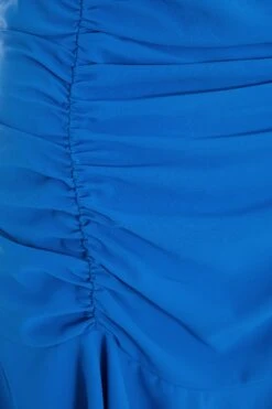 Blue Ruched Mini Skirt 13 Blue Ruched Mini Skirt -Deals Clothifyr Store 00100038790 ZS