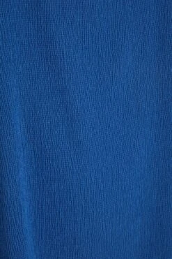 Curve Blue Bardot Crinkle Top -Deals Clothifyr Store 00100038989 ZS