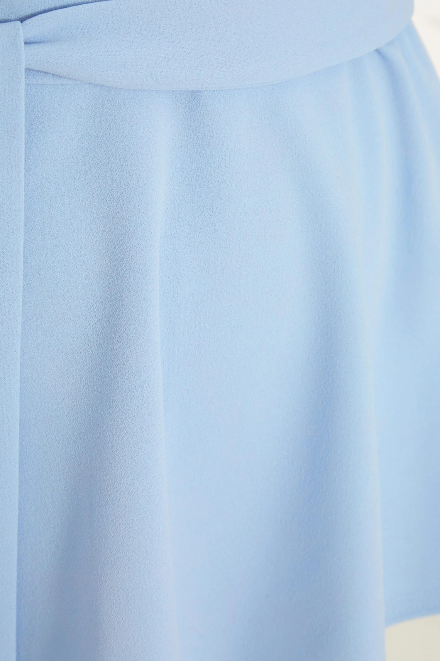 Curve Blue Strappy Tie Peplum Top 8 Curve Blue Strappy Tie Peplum Top - Image 6