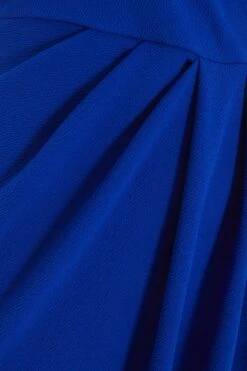 Curve Royal Blue Wrap Midi Dress -Deals Clothifyr Store 00100039753 ZS