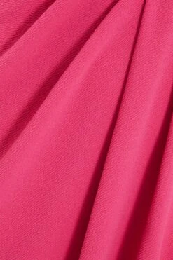 Curve Pink Wrap Midi Dress -Deals Clothifyr Store 00100039754 ZS