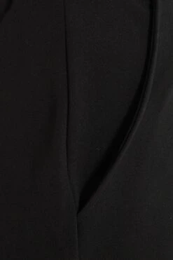 Curve Black Split Hem Trousers -Deals Clothifyr Store 00100039811 ZS